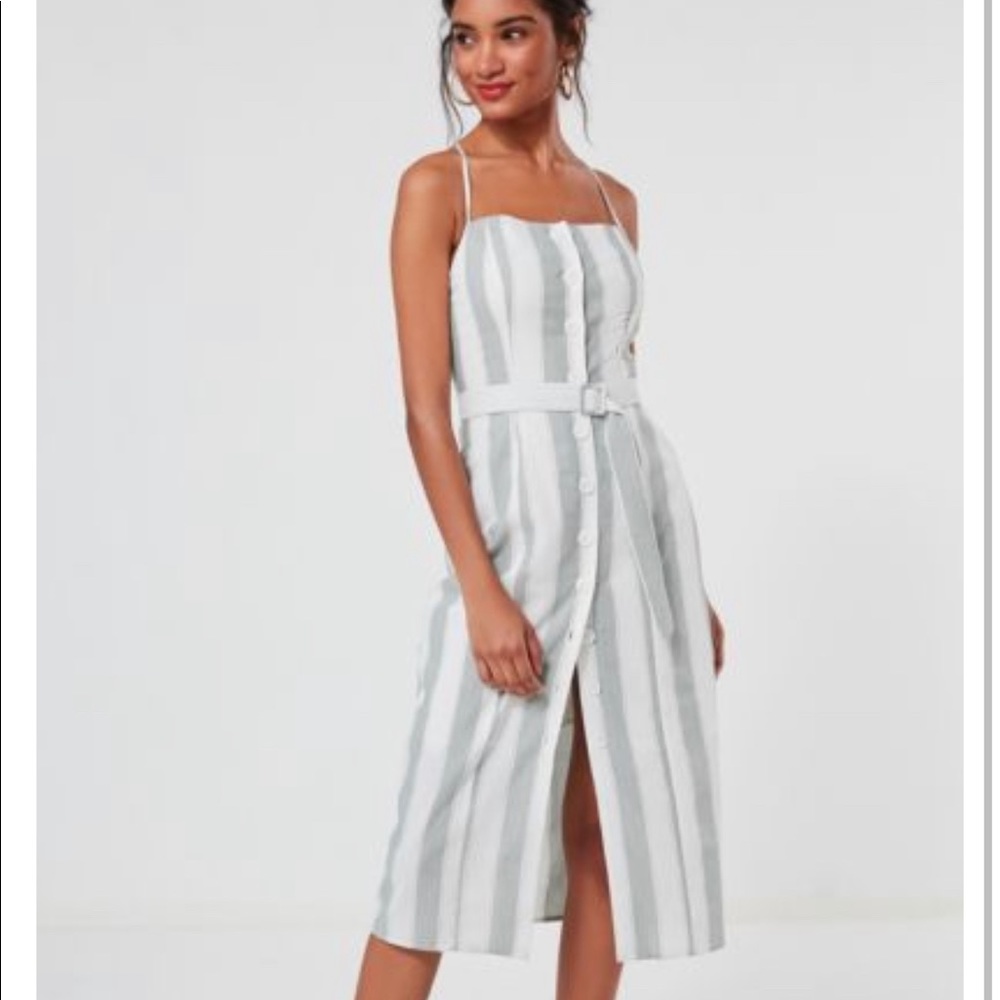 The Fifth Label striped Midi Dress